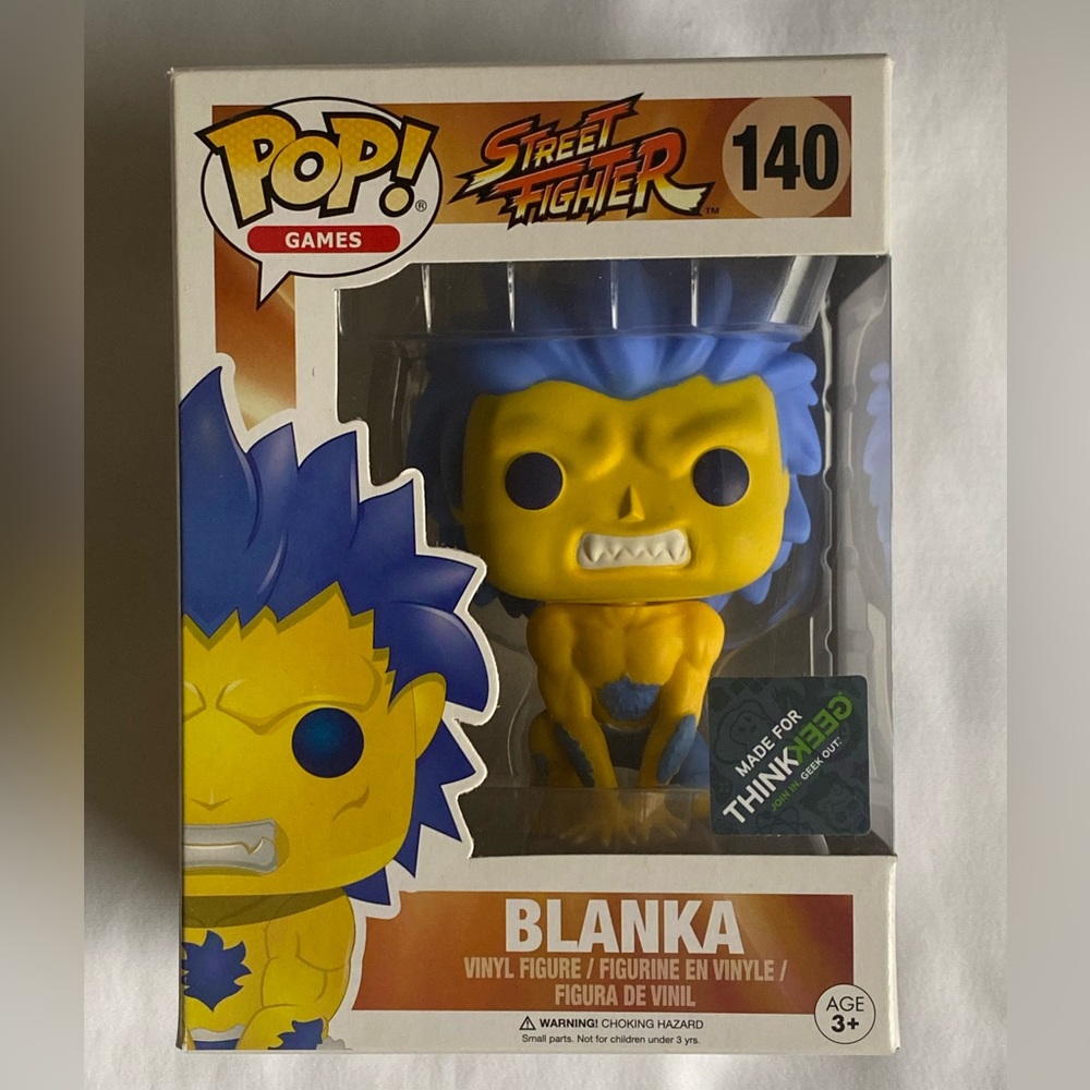 Funko Pop! BLANKA ( Made For Think Geek) #140 Street Fighter
